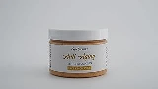Kash Cosmetics Anti Aging, Yaşlanma Karşıtı 180 Ml – Yüz Vücut İçin Doğal Peeling Kremi – Ölü Deri Temizleyici, Cilt Yenileyici, Nemlendirici, Hassas Ciltler İçin Uygun ürün görseli 1
