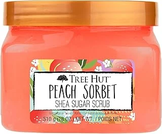 Treehut Tree Hut Peach Sorbet Shea Sugar Scrub Vücut Peelingi 510Gr ürün görseli 1