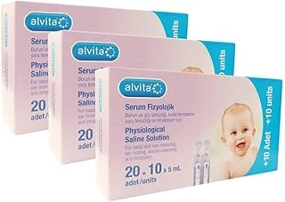 Alvita Fizyolojik, 30 Flakon 5 Ml, 3 Kutu ürün görseli 1