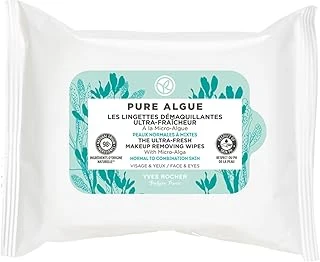 Yves Rocher Tüm Ciltler, Makyaj Temizleme Mendili - Antioksidan, Prebiyotik İçerikli - Pure Algue ürün görseli 1