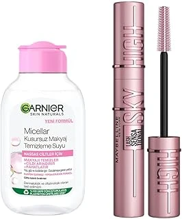 Skin Naturals Micellar Kusursuz Makyaj Temizleme Suyu (100 Ml) & New York Lash Sensational Sky High Maskara ürün görseli 1