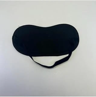 2 Adet Yıkanabilir Siyah 3 Katlı 8 Mm Uyku Maskesi Göz Bandı Kalın Lastikli Uyku Bandı ürün görseli 1