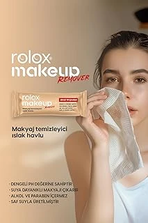 Rolox Makeup Remover - 50 Paket - Makyaj Temizleyici Islak Havlu ürün görseli 1