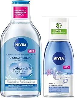 Micellar Makyaj Temizleme Suyu 400 Ml ,Göz Makyaj Temizleyici 125 Ml, Sünger Hediye ürün görseli 1