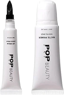 Pop Beauty Peeling Yapan Dudak Kremi (Beyaz) & Aydinlik Veren Gözenek Küçülten Makyaj Bazi ürün görseli 1