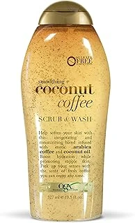 Ogx Smoothing Coconut Coffee Scrub & Wash 577Ml ürün görseli 1
