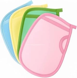 Busstier Ele Geçmeli Banyo Kesesi Yumuşak İpek Vücut Lifi, Gözenek Açıcı Ölü Deri Sökücü Kese, Kir Çıkarıcı Hamam Kesesi, Cilt Yenileyici Peeling Etkili Duş Eldiveni, Batık Çilek Bacak Görünümü Ka ürün görseli 1