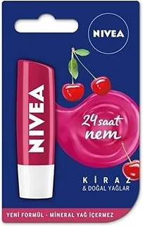 Dudak Kremi Kiraz Işıltısı, 24 Saat Nem, Mineral İçermez ürün görseli 1