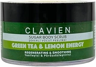 Clavien Green Tea & Lemon Sugar Body Scrub ürün görseli 1