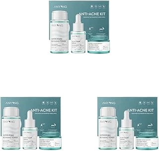 Anyong Akne Karşıtı Gözenek Sıkılaştırıcı Karma-Yağlı Cilt Bakım Kiti (Toni̇k, Serum, Krem)/ Azelaik Asit (50 Ml + 12 Ml + 20 Ml) (3 Paketi) ürün görseli 1