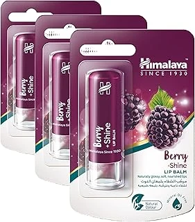 Himalaya Since 1930 Parlatıcı Dudak Bakım Kremi, Böğürtlen, Nemlendirici,%100 Doğal Renk, Silikon Içermez, 4,5 Gr (3 Paketi) ürün görseli 1
