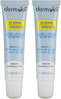 Dermoki̇l Repair & Sunscreen Lip Balm 15 Ml 2Li Paket ürün görseli 1