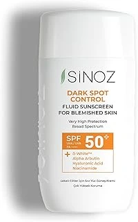 Sinoz Spf50+ Koyu Cilt Lekelerine Etkili Sıvı Yüz Güneş Kremi-Yeni Nesil Filtreler-Hibrit Formül Pa++++ ürün görseli 1