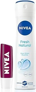 Böğürtlen Dudak Bakım Kremi 4.8 Gr, 24 Saat Nemlendirme,Böğürtlen Kokusu,Işıltılı Renk,Mineral Yağı İçermez + Kadın Sprey Deodorant Fresh 150 Ml ürün görseli 1