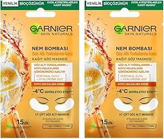 Nem Bombası Göz Altı Torbalarına Karşı Kağıt Göz Maskesi 2Li Paket ürün görseli 1
