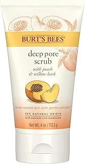 Burt'S Bees%100 Doğal Derin Gözenek Temizleyici Peeling Şeftali & Willow Bark - Peach Willow Bark Deep Pore Scrub 110 G ürün görseli 1