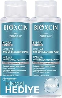 Bioxcin Hydra Micellar Kusursuz Makyaj Temizleme Suyu | 500 Ml 1 Alana 1 Hediye | Vegan Misel Su | Tüm Cilt Tipleri İçin ürün görseli 1