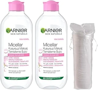 Skin Naturals Micellar Kusursuz Makyaj Temizleme Suyu (400 Ml) X2 & Makyaj Pamuk Hediyeli ürün görseli 1