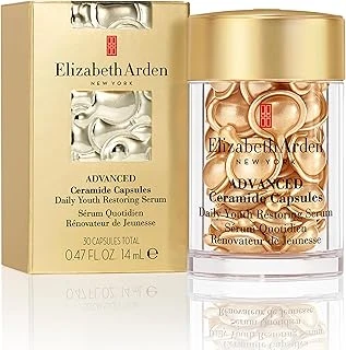 Elizabeth Arden Advanced Ceramide Face Capsules, Skincare, Fragrance-Free Hydrating Formula For Radiant, Firm Skin, Nourishing And Strengthening, 30 Count ürün görseli 1
