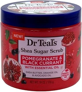 Dr.Teals Pomegranate & Black Currant Shea Sugar Scrub Vücut Peelingi 538Gr ürün görseli 1