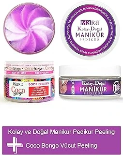 Mara Kolay Manikür Pedikür Peeling + Coco Bongo Vücut Peeling Set ürün görseli 1