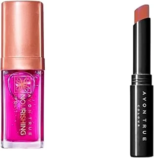 Avon True Nourishing Dudak Yağı 7 Ml Blossom Avon Beauty Ruj Stylo Totally Twing 2'Li Set ürün görseli 1