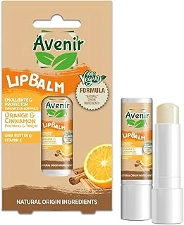 Avenir Portakal & Tarçın Vegan Dudak Bakım Kremi - Kuruyan Çatlayan Dudaklar Için Yumuşatıcı Koruyucu Etkili ürün görseli 1