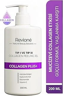 Revione Collagen Peeling Jel Yaşlanma Kırışıklık Karşıtı Vücut Yüz 200 Ml ürün görseli 1