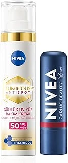 Spf30 Kırmızı Renkli Dudak Bakım Kremi,4,8Gr + Luminous630 Karşıtı Gündüz Bakım Kremi 40Ml ürün görseli 1