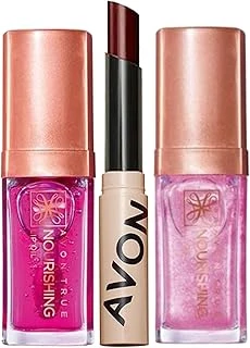 Avon True Nourishing Ikili Dudak Yağı Plum Tinted Dudak Balmı Paketi ürün görseli 1