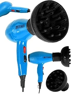 Steiner Alman 3800 Watt Professional Saç Kurutma Makinesi Ac Motor Fön Makinesi + Difüzör + 2 Adet Başlık ürün görseli 1