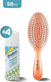 Üç Boyutlu Oval Saç Fırçası Turuncu Batiste Kuru Şampuan X 4 ürün görseli 1