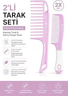 Elsa Professional Kaymaz Geniş Yüzeyli Plastik Saç Tarağı ürün görseli 1