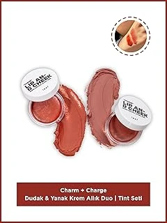 Lip & Cheek Balm Set (Charm + Charge) | Dudak & Yanak Allık Duo | Tint Seti ürün görseli 1