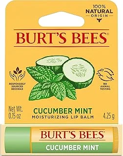 Burt'S Bees Salatalık Naneli%100 Doğal Nemlendirici Dudak Balsamı, 0,15 Oz ürün görseli 1