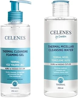 Celenes By Sweden Termal Yüz Temizleme Seti Ikisi Bir Arada Kuru Hassas Ciltler 250 Ml + 250 Ml ürün görseli 1