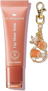 Herbaderm Parlatıcı, Dolgunlaştırıcı, Onarıcı Vegan Dudak Balmı, Anahtarlık Hediyeli Coco-Vanilya Aromalı 10 Ml ürün görseli 1