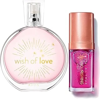 Avon Wish Of Love Kadın Parfüm Besleyici Dudak Yağı Paketi ürün görseli 1