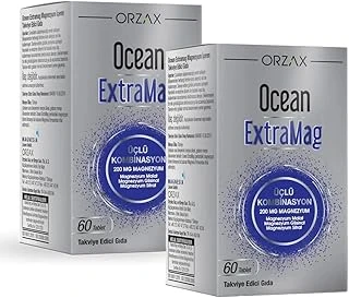 Extramag Sitrat-Malat-Bisglisinat Magnezyum Complex 60 Tablet 2 Adet + 100Ml Facial Cleanser Hediye, Snowcosmeticocean67 ürün görseli 1