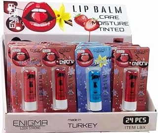 Enigma Dudak Nemlendirici Lip Balm - Çilek, Vişne Vanilya Aromalı Seçenekleriyle Çatlak Karşıtı Günlük Dudak Bakım Kremi (Çilek) ürün görseli 1