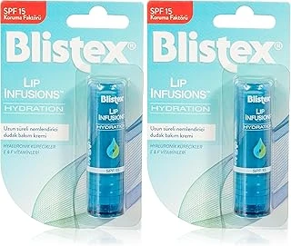 Blistex Lip Infusions Hydration Uzun Süreli Nemlendirici Dudak Bakım Kremi Spf 15 X2 ürün görseli 1