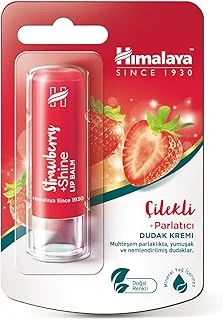 Himalaya Parlatıcı Dudak Kremi, Lip Balm, Çilek, Kayısı Çekirdeği Yağı, Nemlendirici,%100 Doğal Renk, Silikon İçermez, 4,5 Gr ürün görseli 1