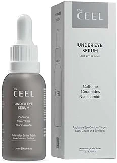 The Ceel Göz Altı Bakım Serumu 30 Ml - Kafein, Glutatyon, Niasinamid Seramid İçeren Aydınlatıcı Nemlendirici Göz Çevresi Bakımı, Daha Dinlenmiş Pürüzsüz Görünüm ürün görseli 1