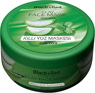 Black&Red Kil Maskesi Yüz Maskesi Aloe Vera İçerikli Killi Yüz Maskesi - 400G ürün görseli 1