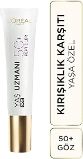L'Oreal Paris Yaş Uzmanı 50+ Kırışıklık Karşıtı Yenileyici Göz Kremi ürün görseli 1