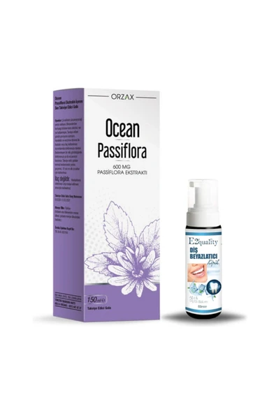 Orzax Ocean Passiflora Şurup 150 ml + Hediye Diş Beyazlatıcı Köpük ürün görseli 1