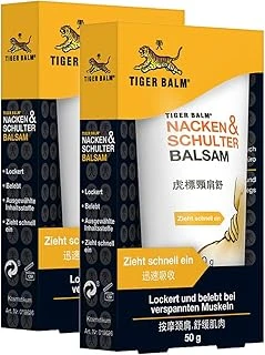 Tiger Balm Boyun Omuz Balsamı – Boyun Omuz Bölgesindeki Gerginliklerde Doğal Balsam – Bakım Sağlayan Sürtünme – 2 X 50 G ürün görseli 1