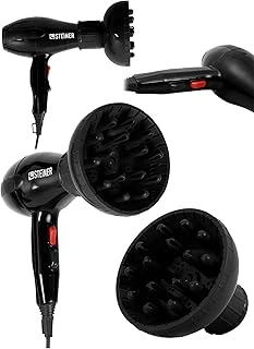 Steiner Alman 3600 Watt Professional Saç Kurutma Makinesi Ac Motor Fön Makinesi + Difüzör + 2 Adet Başlık ürün görseli 1