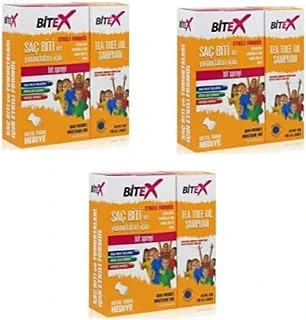 Bitex Bit Şampuanı 150 Ml, Bit Spreyi 100 Ml, Metal Tarak 3Lü Set ürün görseli 1