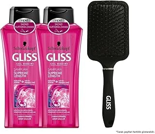 Gliss Supreme Length 360 Ml Şampuan X 2 + Tarak Seti ürün görseli 1